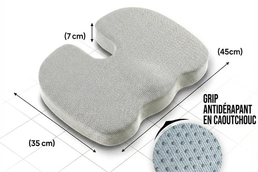 Coussin coccyx mémoire de forme