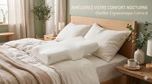 Oreiller ergonomique cervical : guide, bienfaits et comparatif latex