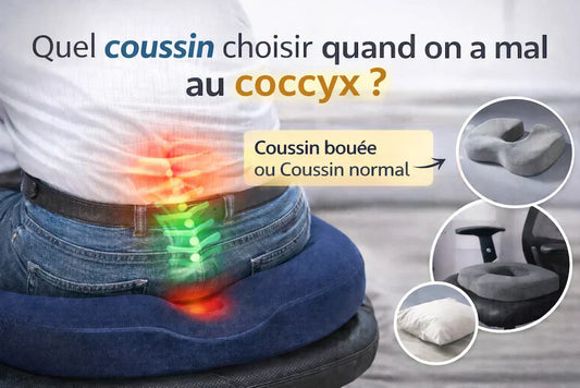 Coussin bouée ou Coussin normal - Quel coussin choisir quand on a mal au coccyx