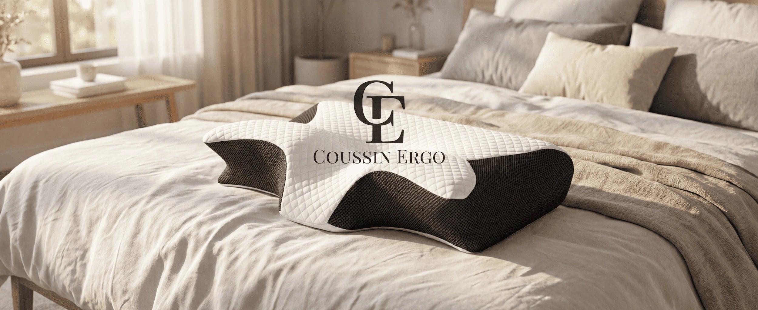 image bannière des collections de coussins et oreillers ergonomiques