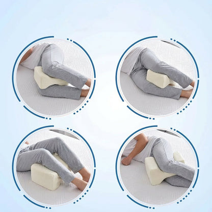 Image avec plusieurs utilisation d'un coussin genoux ergonomique