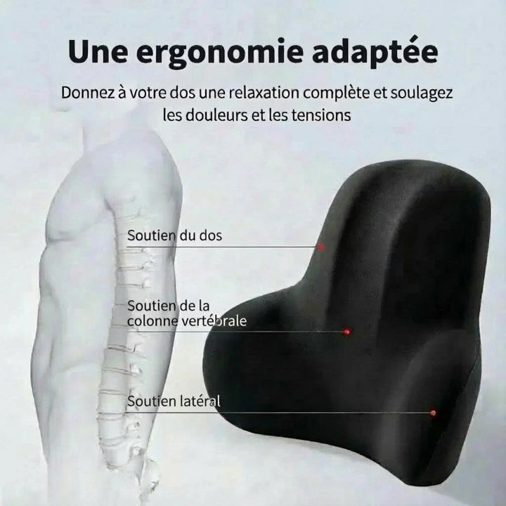 Coussins pour voiture mémoire de forme – Nuque et lombaires