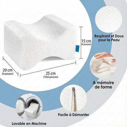 Image descriptive d'un coussin genoux ergonomique