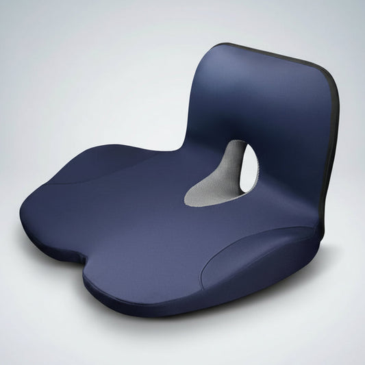 coussin ergonomique bleu